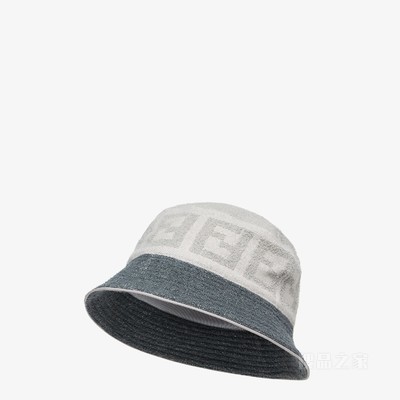 帽子 灰色毛圈渔夫帽
