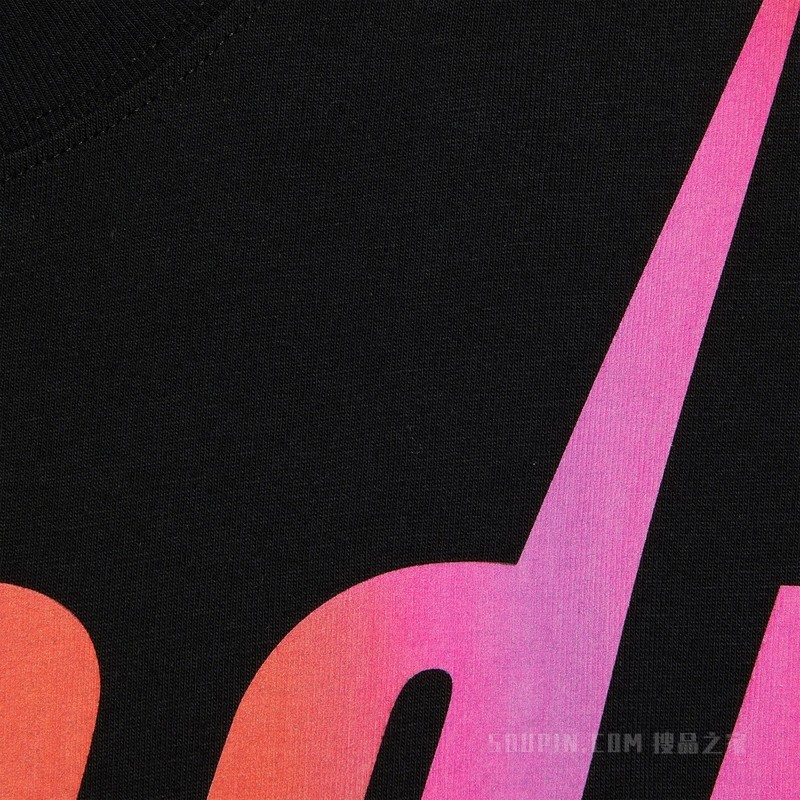 Gucci锋刃印花棉质T恤 黑色