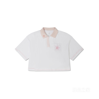 【女子】春夏女清新翻领Polo衫运动短袖 女款 白色