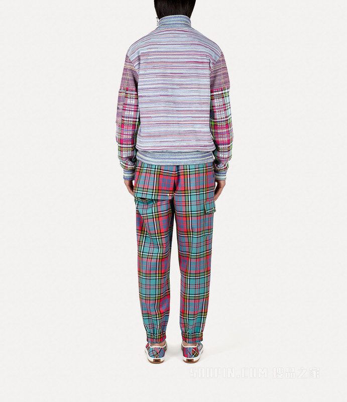 Vivienne Westwood】Tartan Bomber Jacket 3803001AK001JO207-搜品之家
