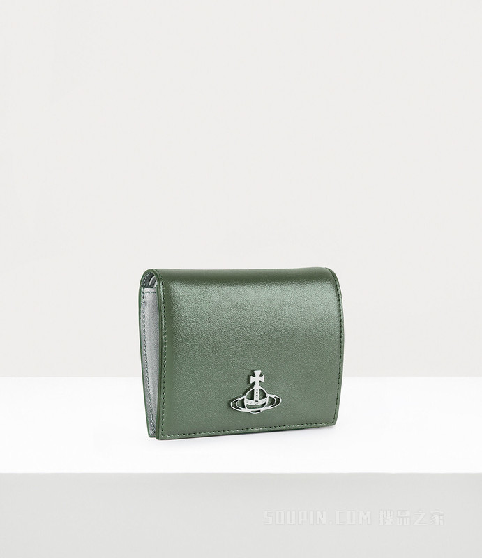 Pearlised Leather Woman Billfold