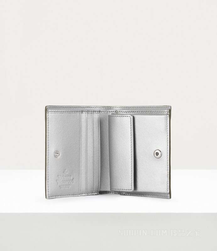 Pearlised Leather Woman Billfold