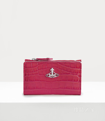 Crocodile Slim Flap Card Holder