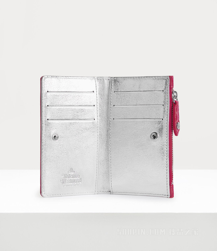 Crocodile Slim Flap Card Holder