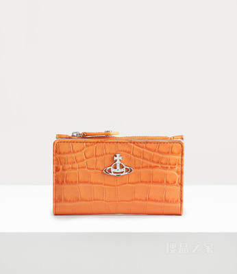 Crocodile Slim Flap Card Holder
