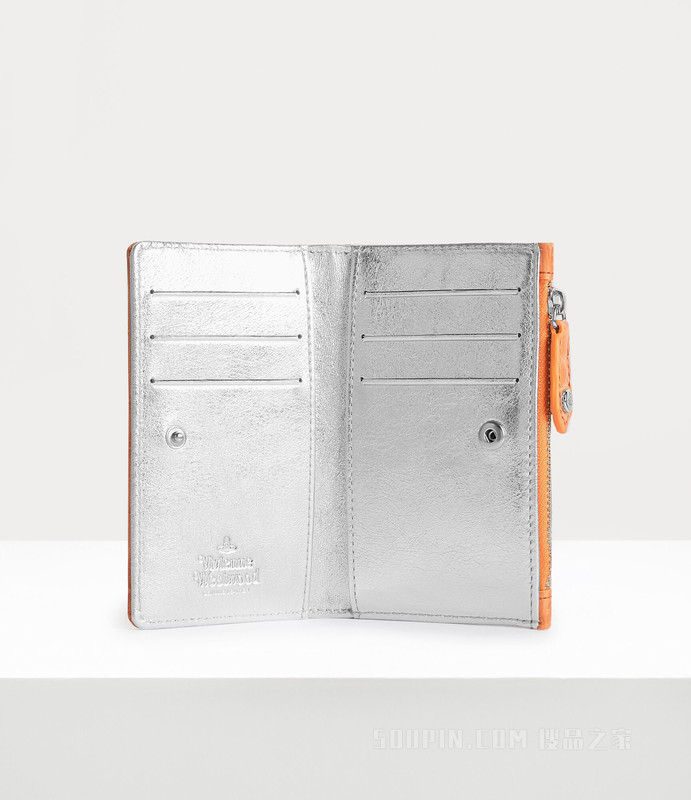 Crocodile Slim Flap Card Holder