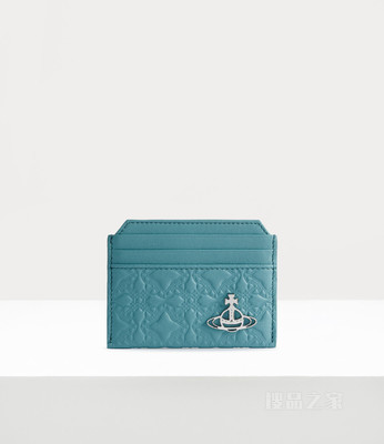 Vivienne Westwood】Biogreen Saffiano Printed Slim Card
