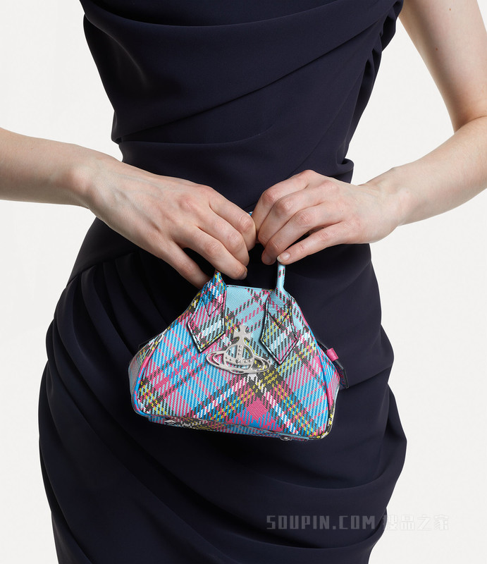 Biogreen Saffiano Printed Mini Yasmine