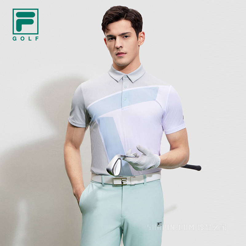 男子高尔夫菁英短袖POLO