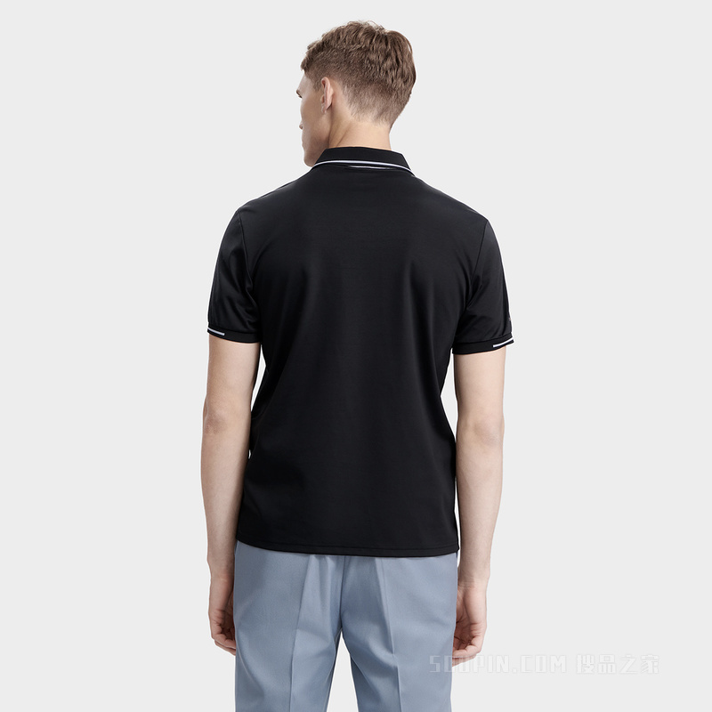 男子轻商务短袖POLO