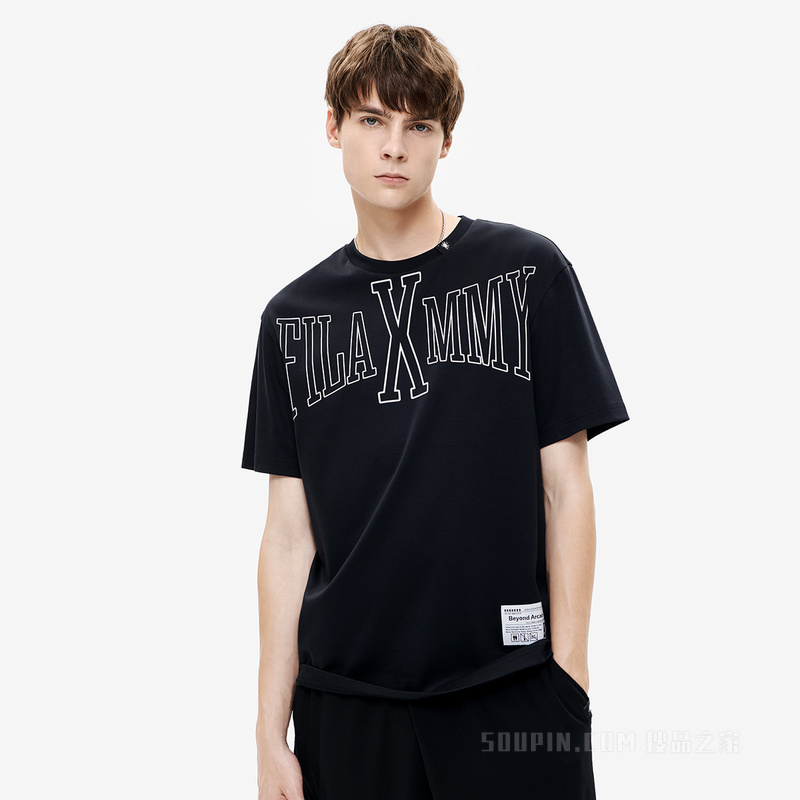 FILA × MAISON MIHARA YASUHIRO联名男子短袖T裇