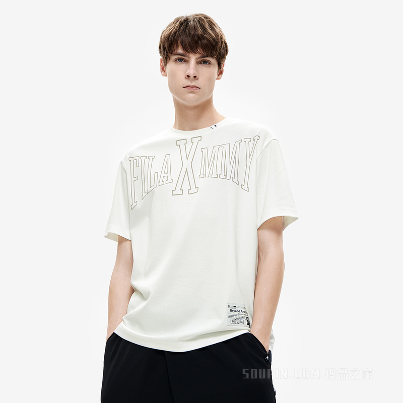 FILA × MAISON MIHARA YASUHIRO联名男子短袖T裇