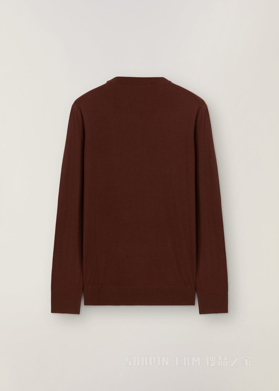 Light Crew Neck 针织衫 骆马毛