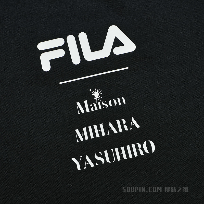 FILA × MAISON MIHARA YASUHIRO联名男子短袖T裇