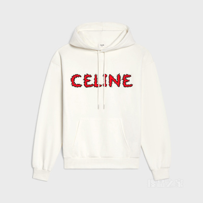 CELINE水钻棉质抓绒连帽衫 24803