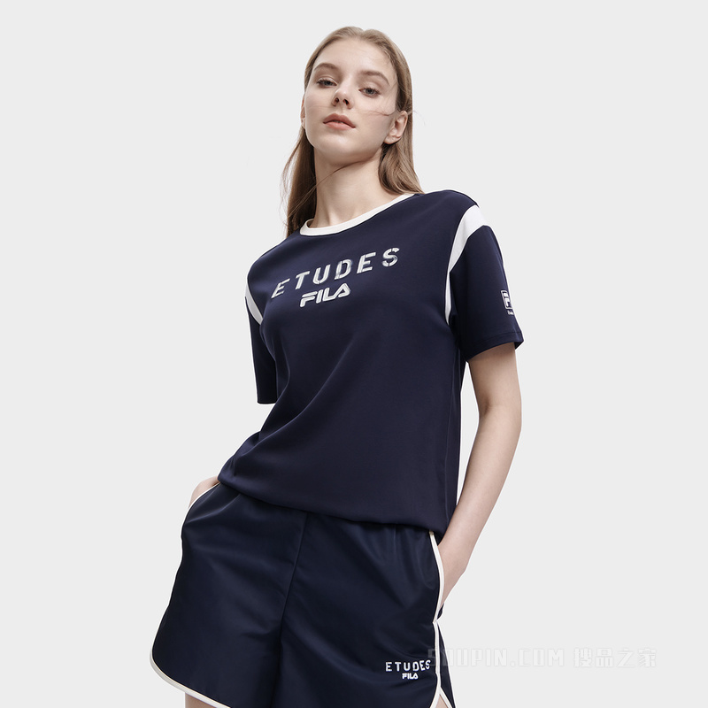FILA X ETUDES联名女子短袖T裇