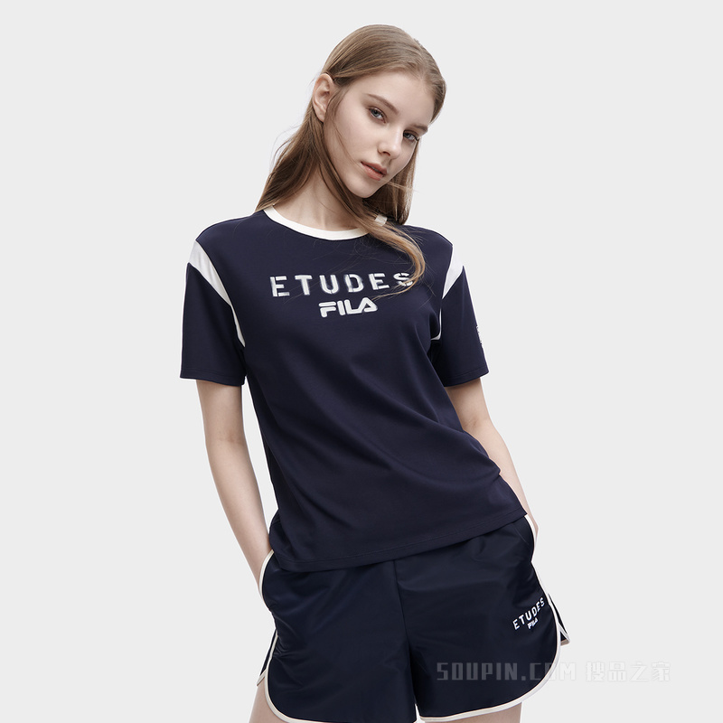 FILA X ETUDES联名女子短袖T裇