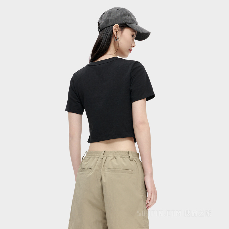 女子潮流运动基础短袖T裇