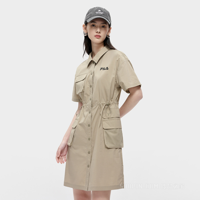 女子潮流运动宽松连衣裙