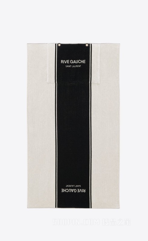 RIVE GAUCHE TOWEL毛巾布托特包
