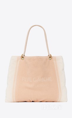 RIVE GAUCHE TOWEL毛巾布托特包
