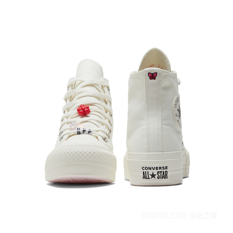【女子】All Star Lift女Y2K风经典厚底鞋 女款 奶白色