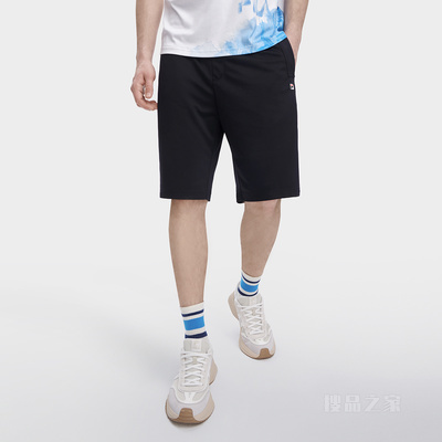 男子时尚休闲针织五分裤
