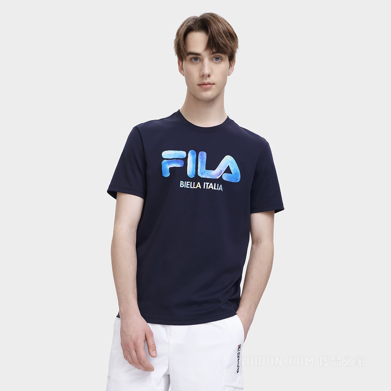 男子时尚休闲短袖T