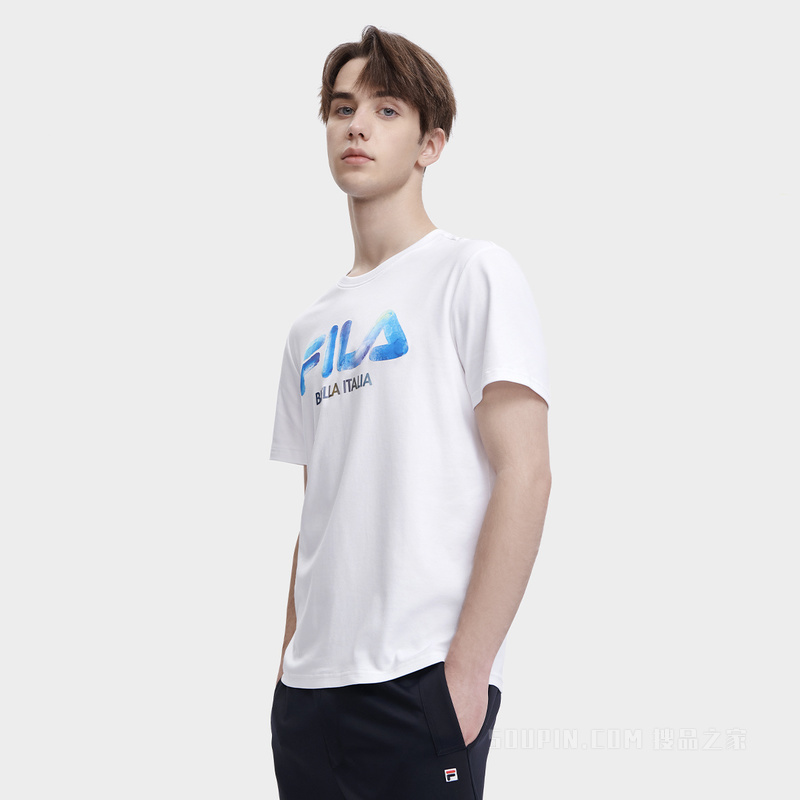 男子时尚休闲短袖T