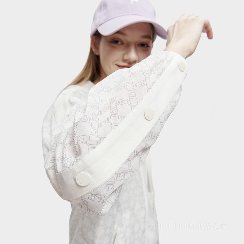 女子潮流运动超宽松梭织外套