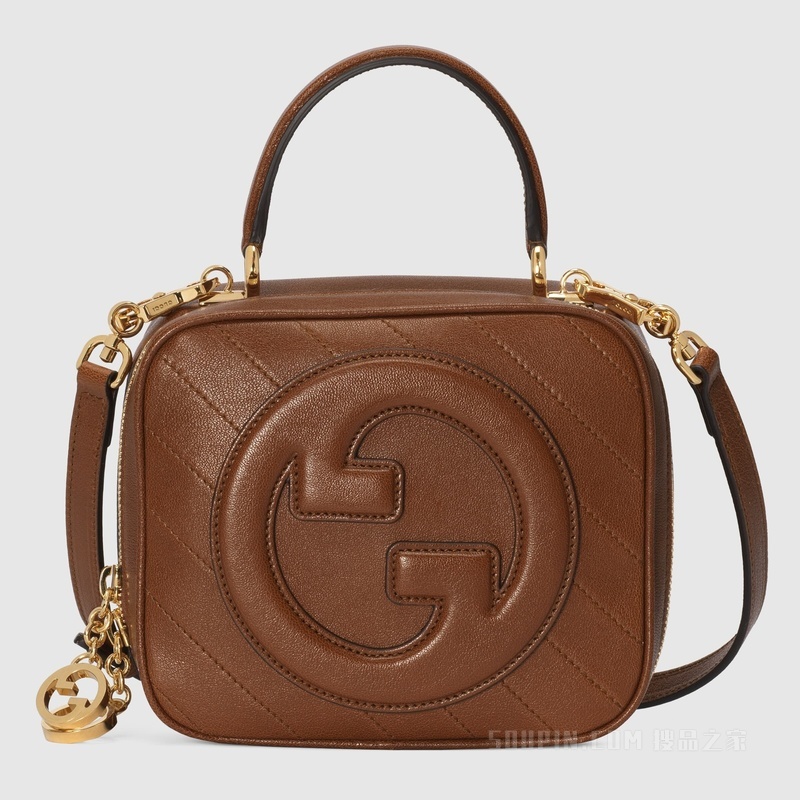 Gucci Blondie系列手提包 原色皮革