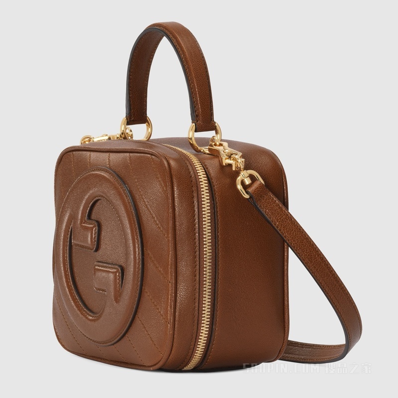 Gucci Blondie系列手提包 原色皮革