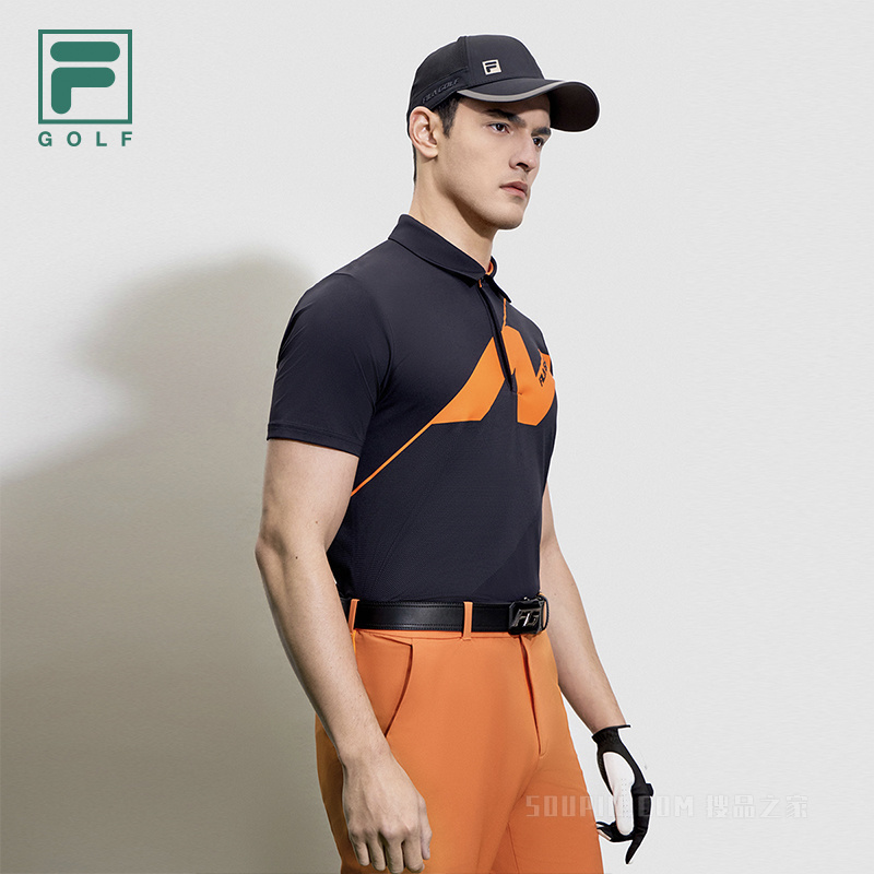 男子高尔夫菁英短袖POLO