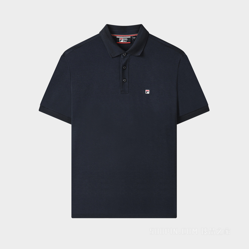 男子经典商务基础翻领短袖POLO
