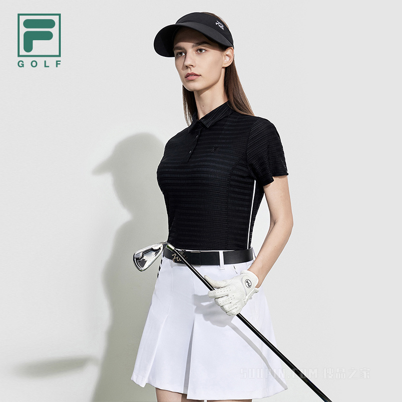 女子高尔夫高智感短袖POLO