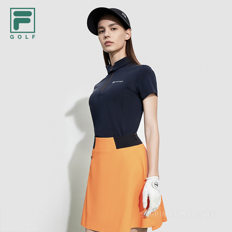 女子高尔夫高智感短袖POLO