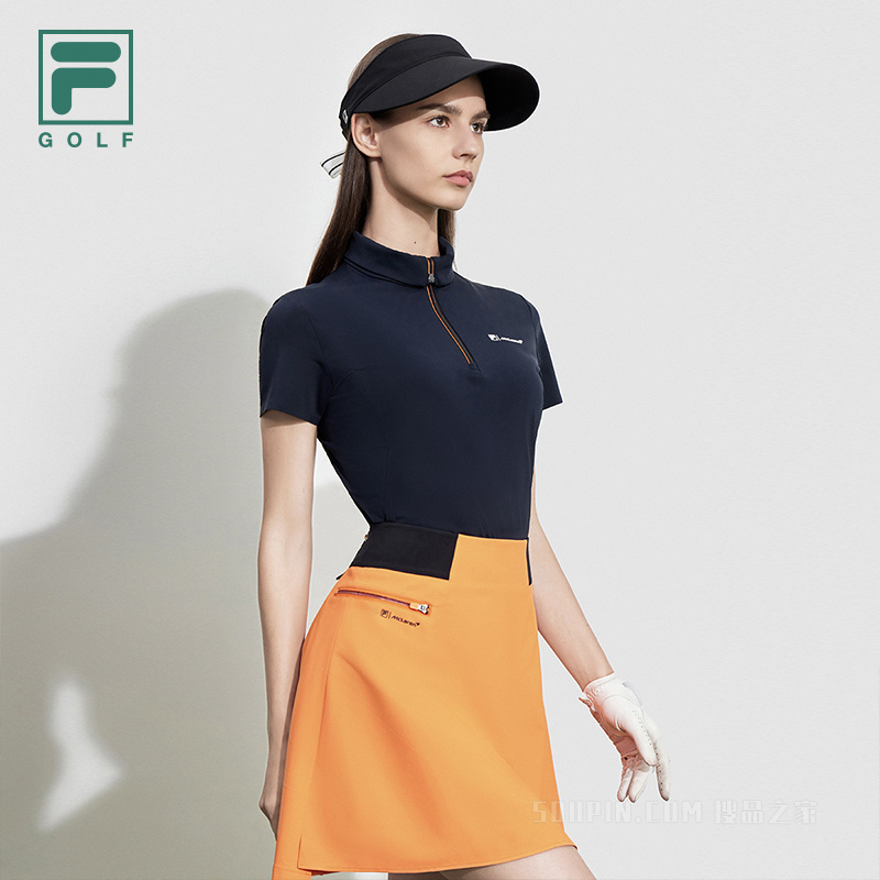 女子高尔夫高智感短袖POLO