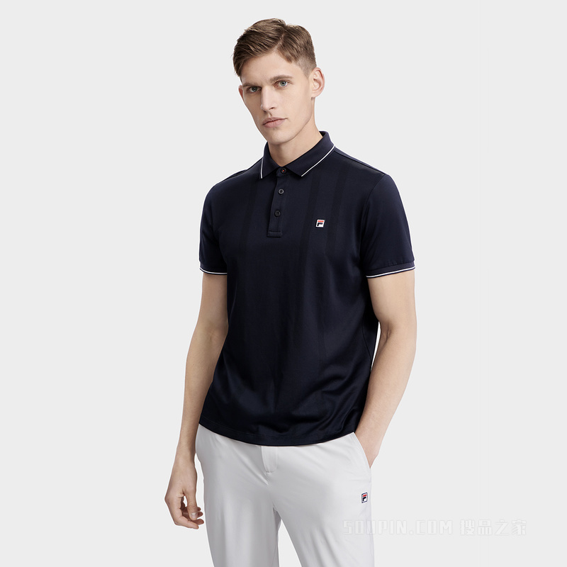 男子经典商务短袖POLO