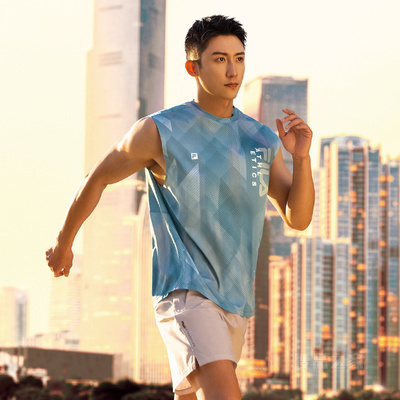 黄景瑜同款男子场下健身背心