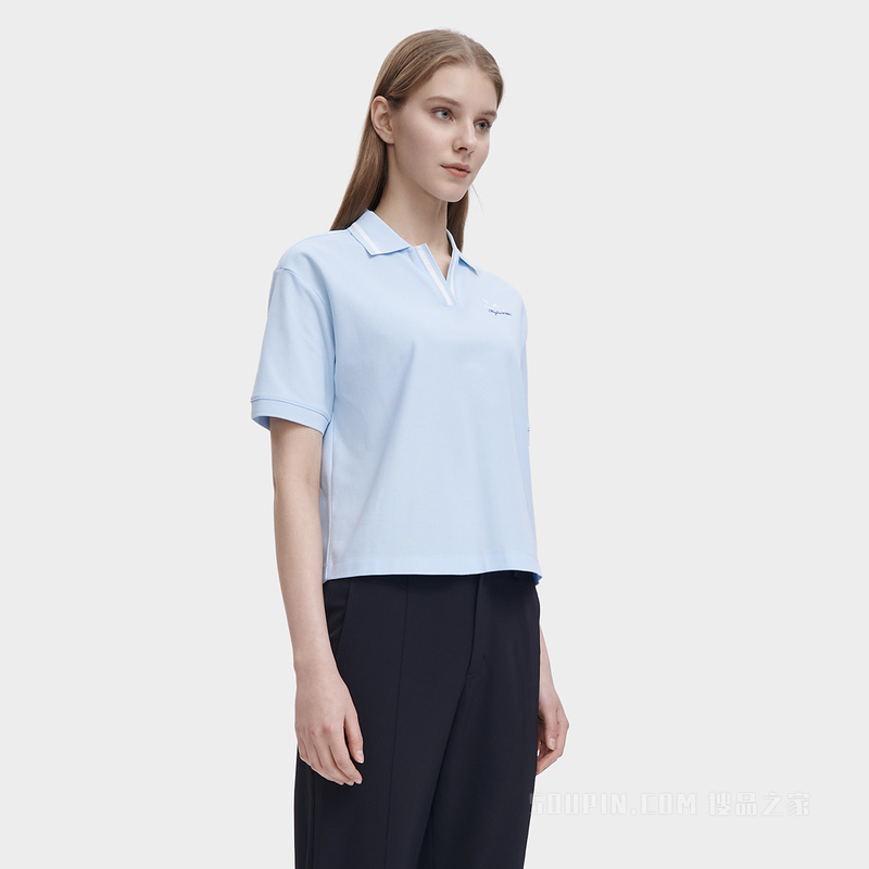 女子时尚休闲短袖POLO