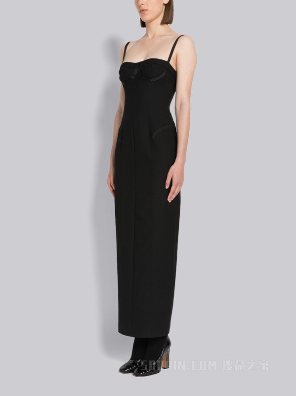 [2023早春新品]女士羊毛束胸铅笔裙