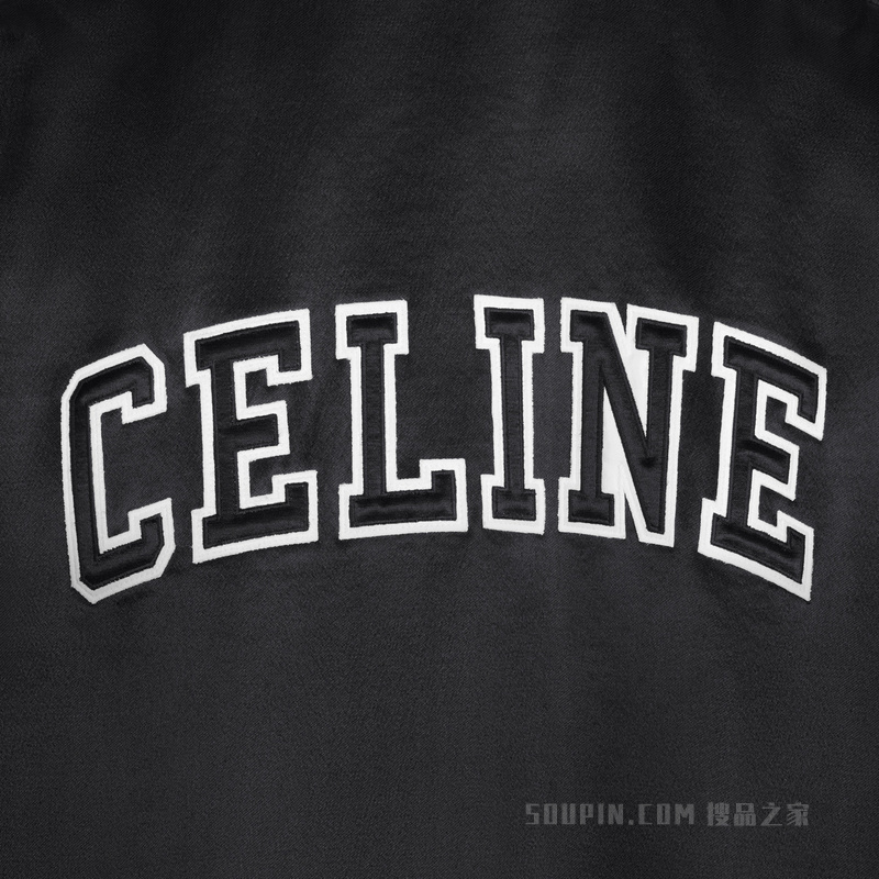 CELINE厚丝缎飞行员夹克 24660