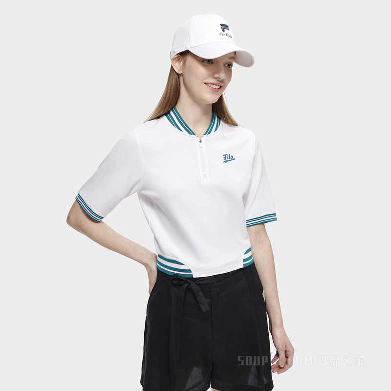 女子潮流运动短袖POLO