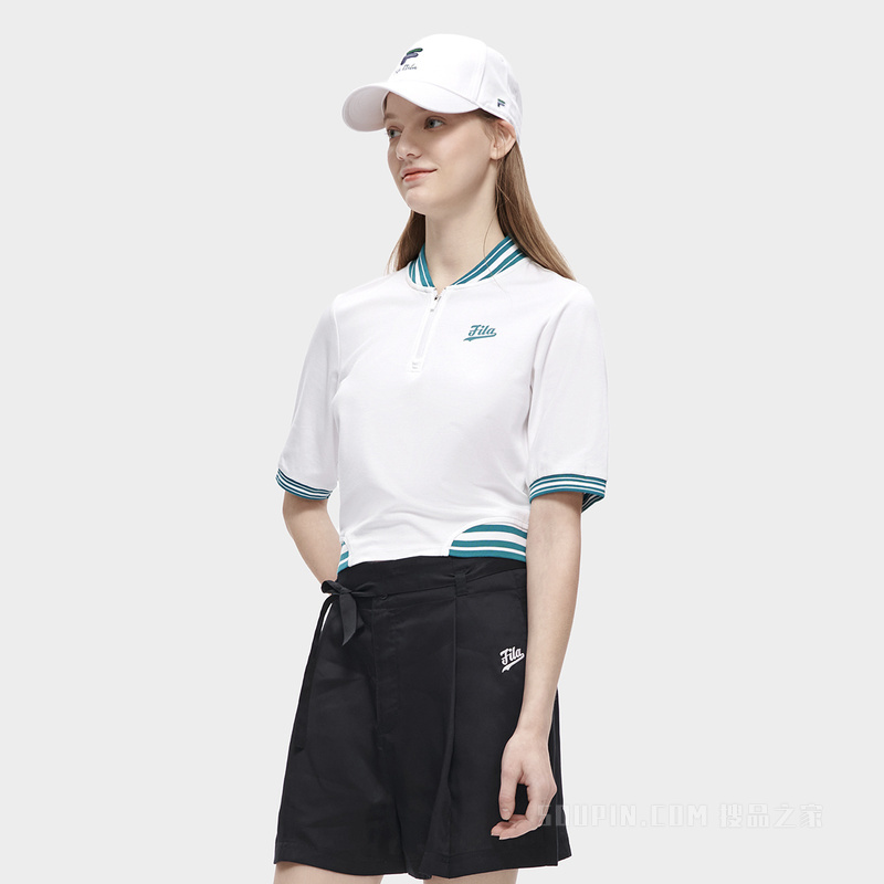 女子潮流运动短袖POLO