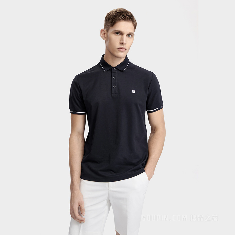 男子经典商务短袖POLO