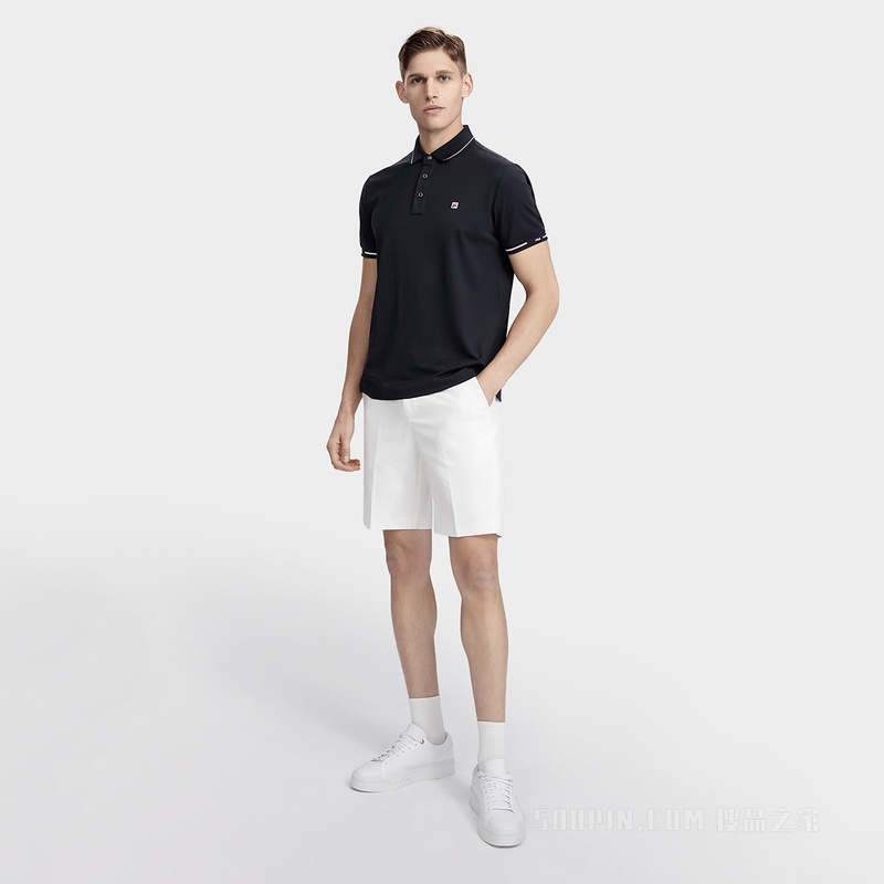 男子经典商务短袖POLO