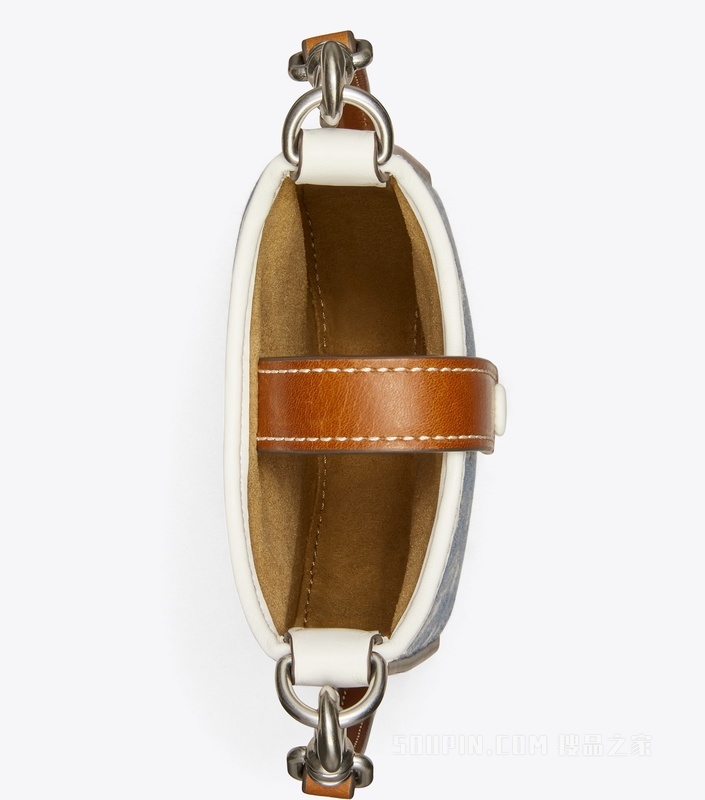 T Monogram 牛仔提花手机斜挎包 珍珠蓝