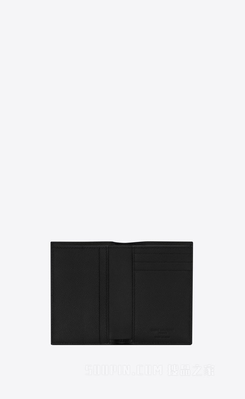 SAINT LAURENT PARIS粒面压纹卡包