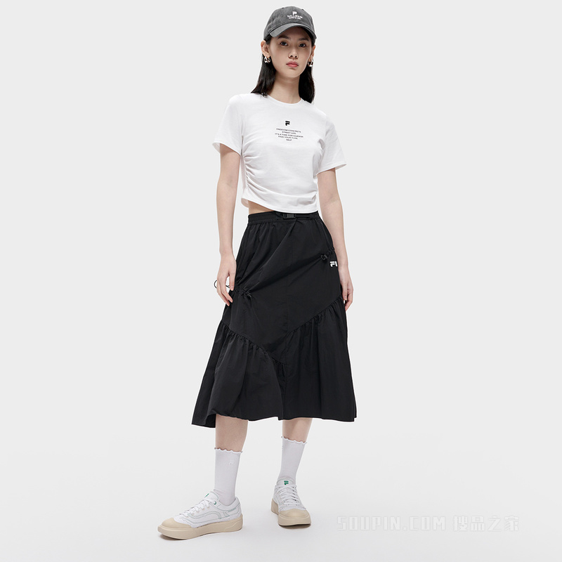 女子潮流运动宽松半身裙