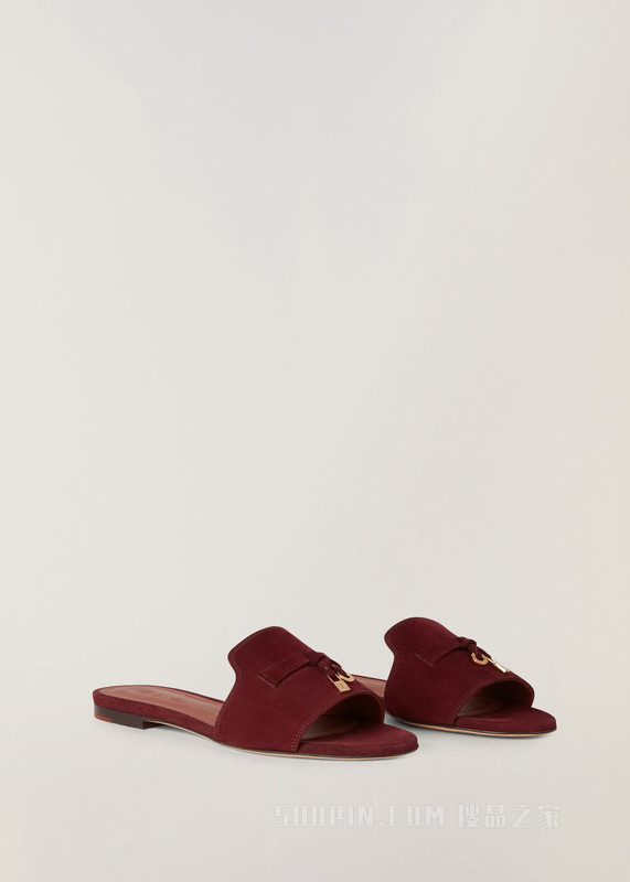 Summer Charms Slipper 凉鞋 绒面小山羊皮